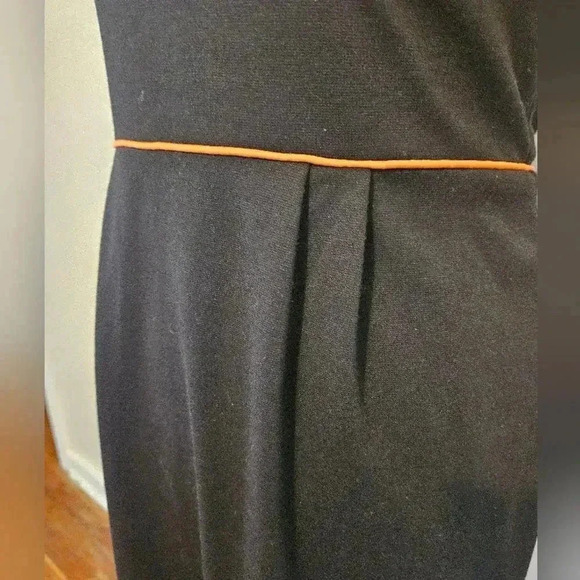 Perceptions Black and White Striped Midi Dress - Picture 4 of 6